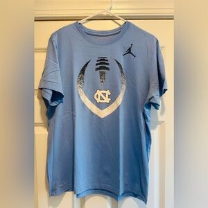 Nike XL Light Blue UNC Football Tee